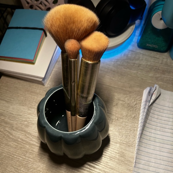 Navy pumpkin Make-up brush holder - Picture 6 of 14